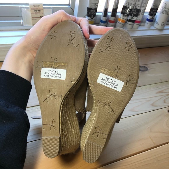 Report Delta Peep-Toe Espadrille Wedge - Picture 6 of 6